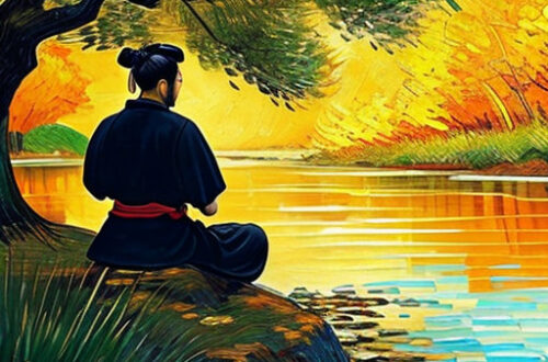 samurai meditation riviere